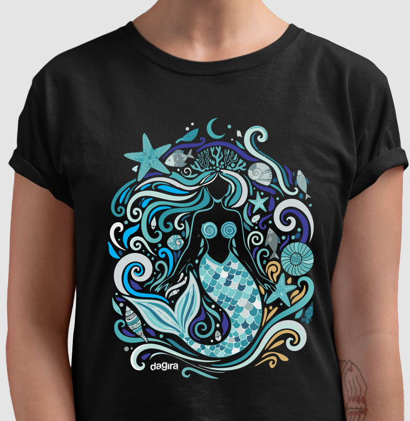 Camiseta Umbanda - Fundo do Mar