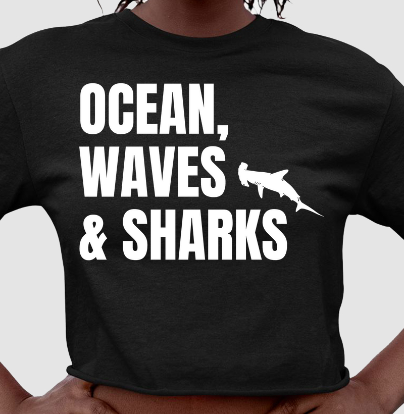 Ocean, waves & sharks