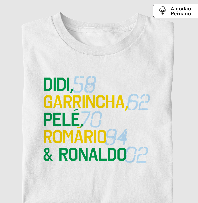 Didi, Garrincha, Pelé, Romário & Ronaldo