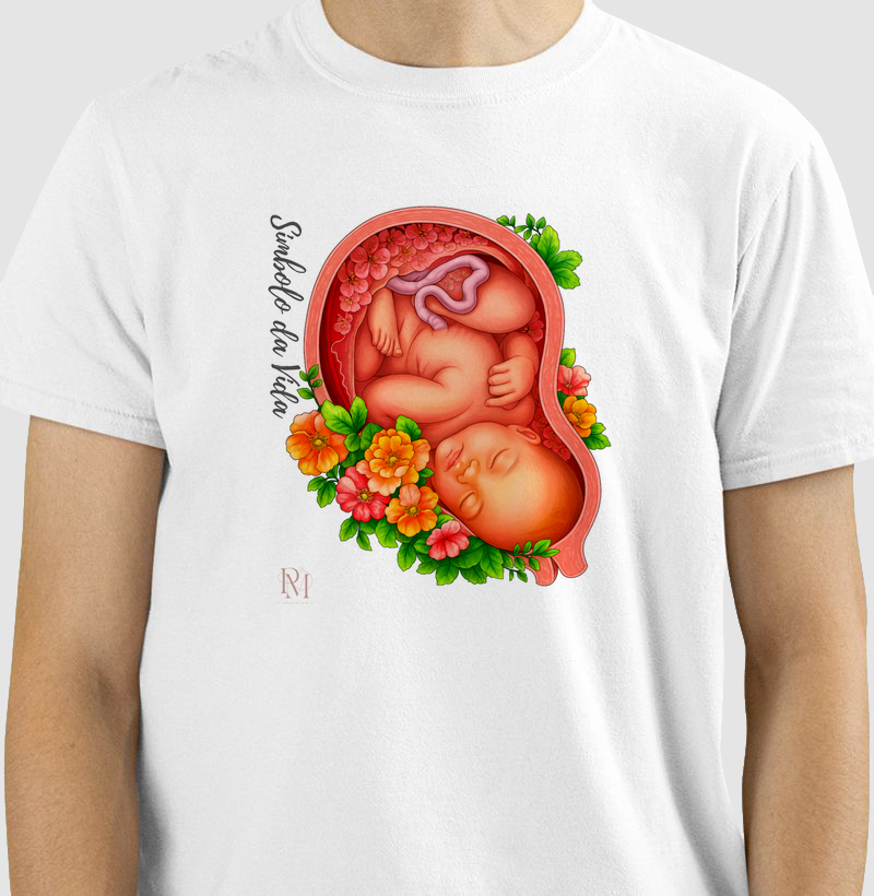 Camiseta Símbolo da Vida