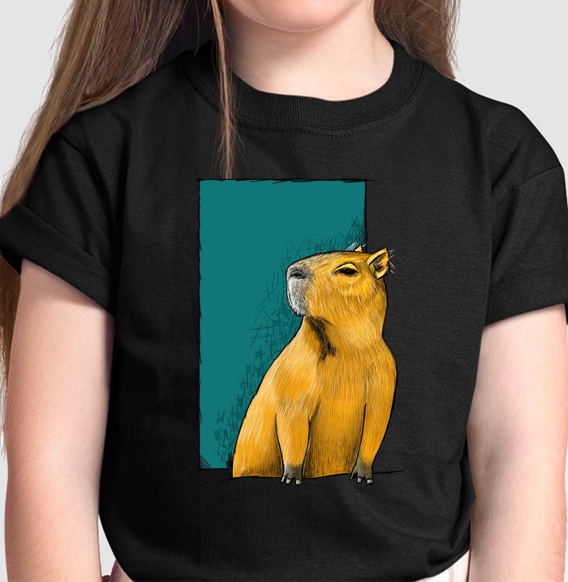 Camiseta Infantil Capivara