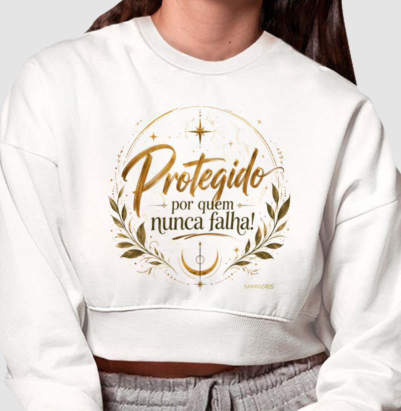 Protegido — Estampa Minimalista de Fé