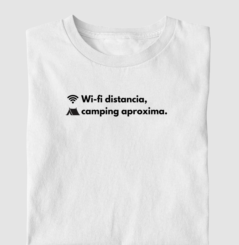 Wi-fi distancia, camping aproxima.
