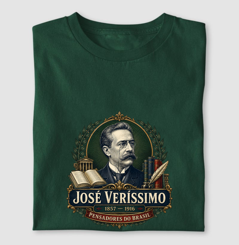 José Veríssimo - Pensadores do Brasil - Camiseta