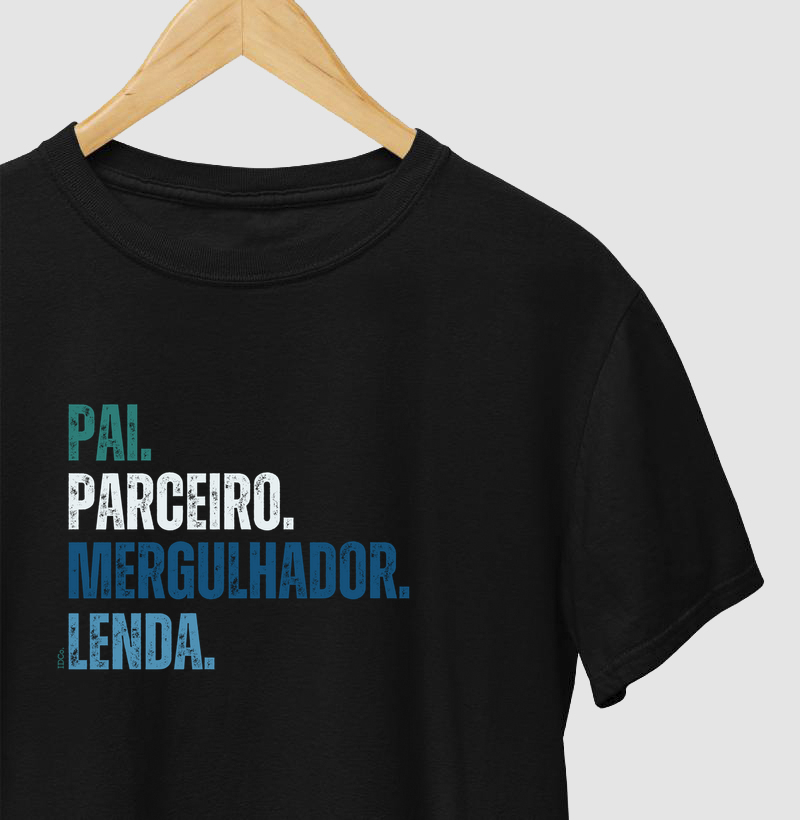 Pai Parceiro Mergulhador Lenda 