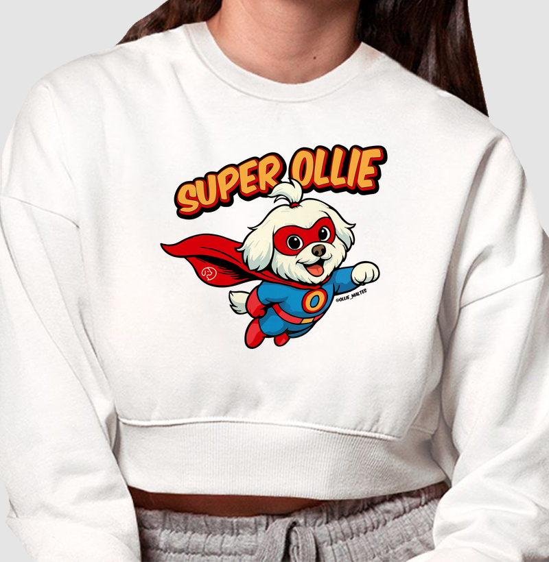 Super Ollie - Cropped Moletom