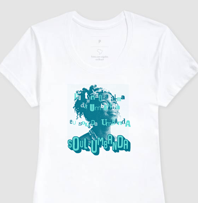 camiseta IEMANJÁ soulumbanda feminina