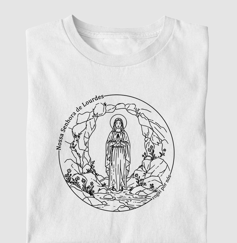 Nossa Senhora de Lourdes Minimalista