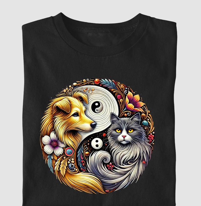 Yin Yang Cão e Gato