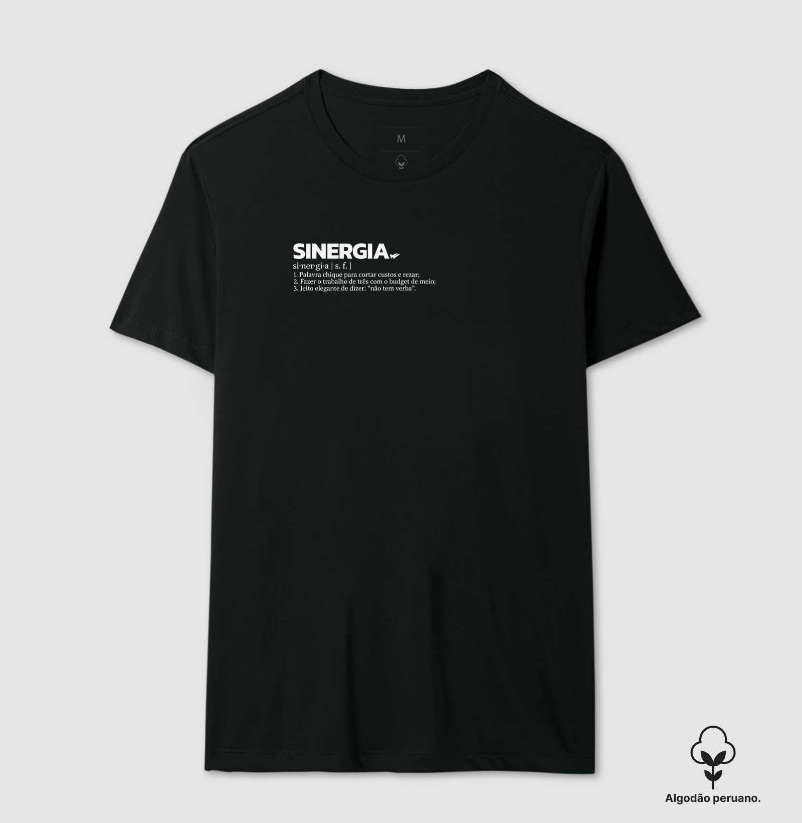 SINERGIA - Camiseta Algodão Peruano