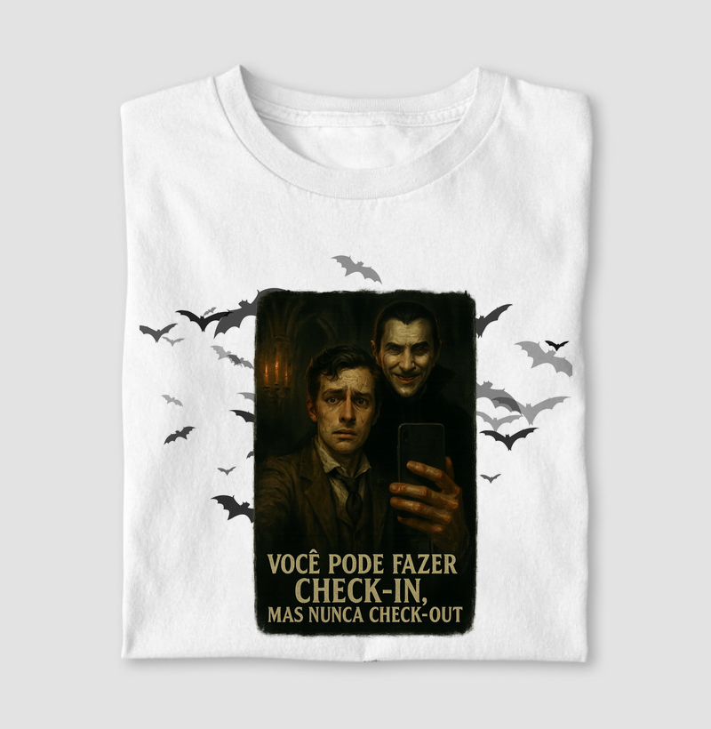 VOCÊ PODE FAZER CHECK-IN, MAS NUNCA CHECK-OUT