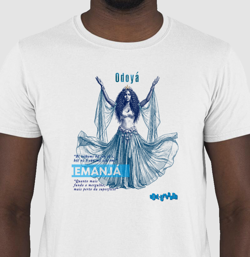 camiseta IEMANJÁ  iorubá masculina