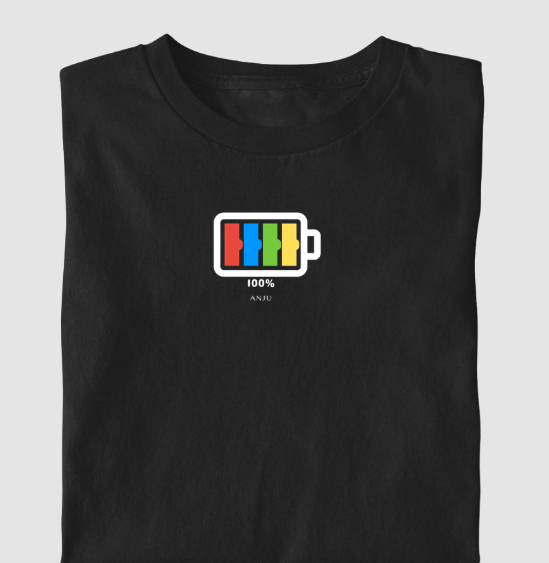 Camiseta Bateria 100%