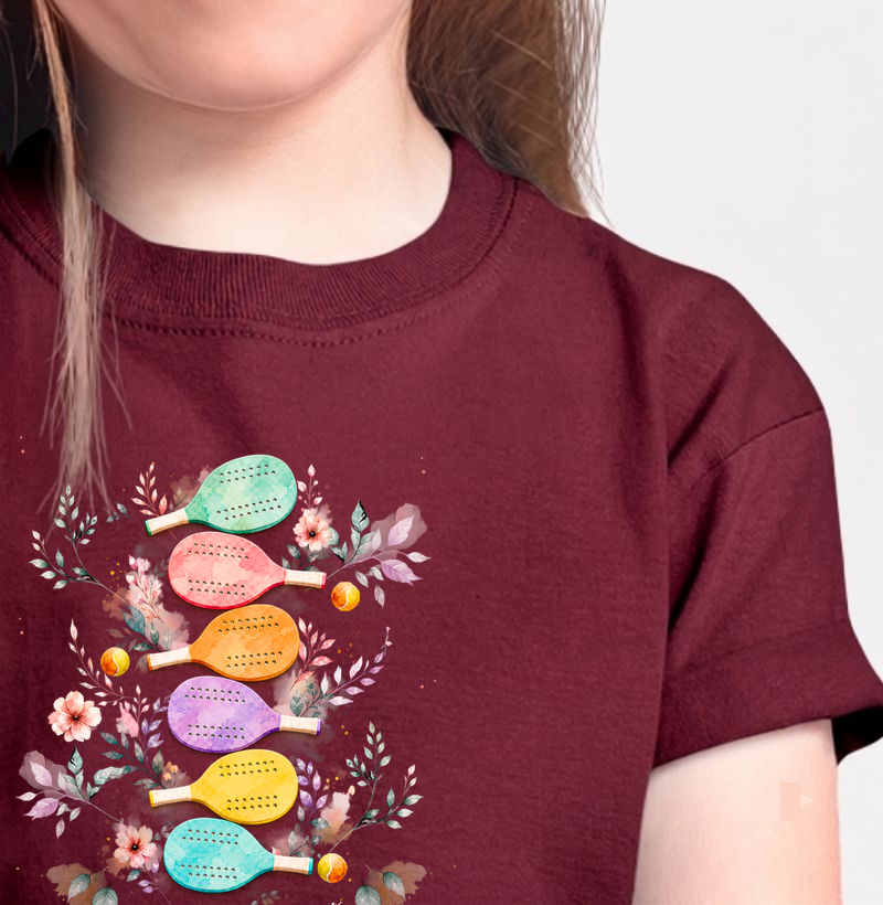 Jardim de Raquetes - Camiseta Infantil