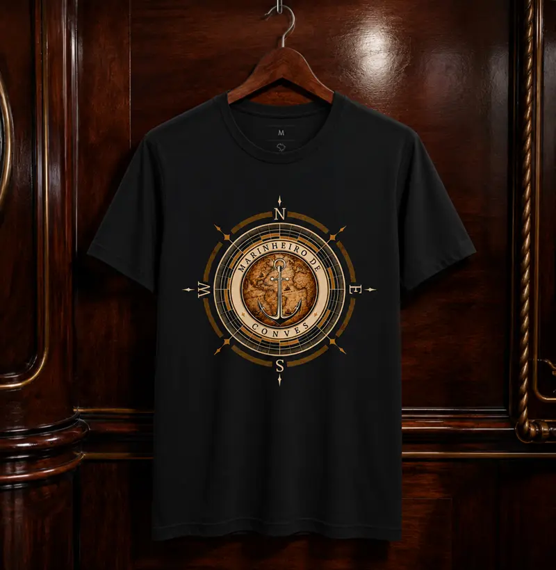 Marinheiro de Convés - Carta de Bordo - Camiseta