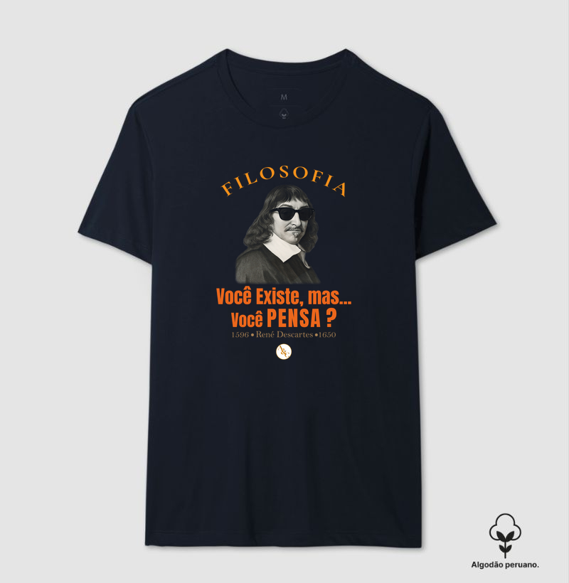Camiseta Filosofia - Descartes