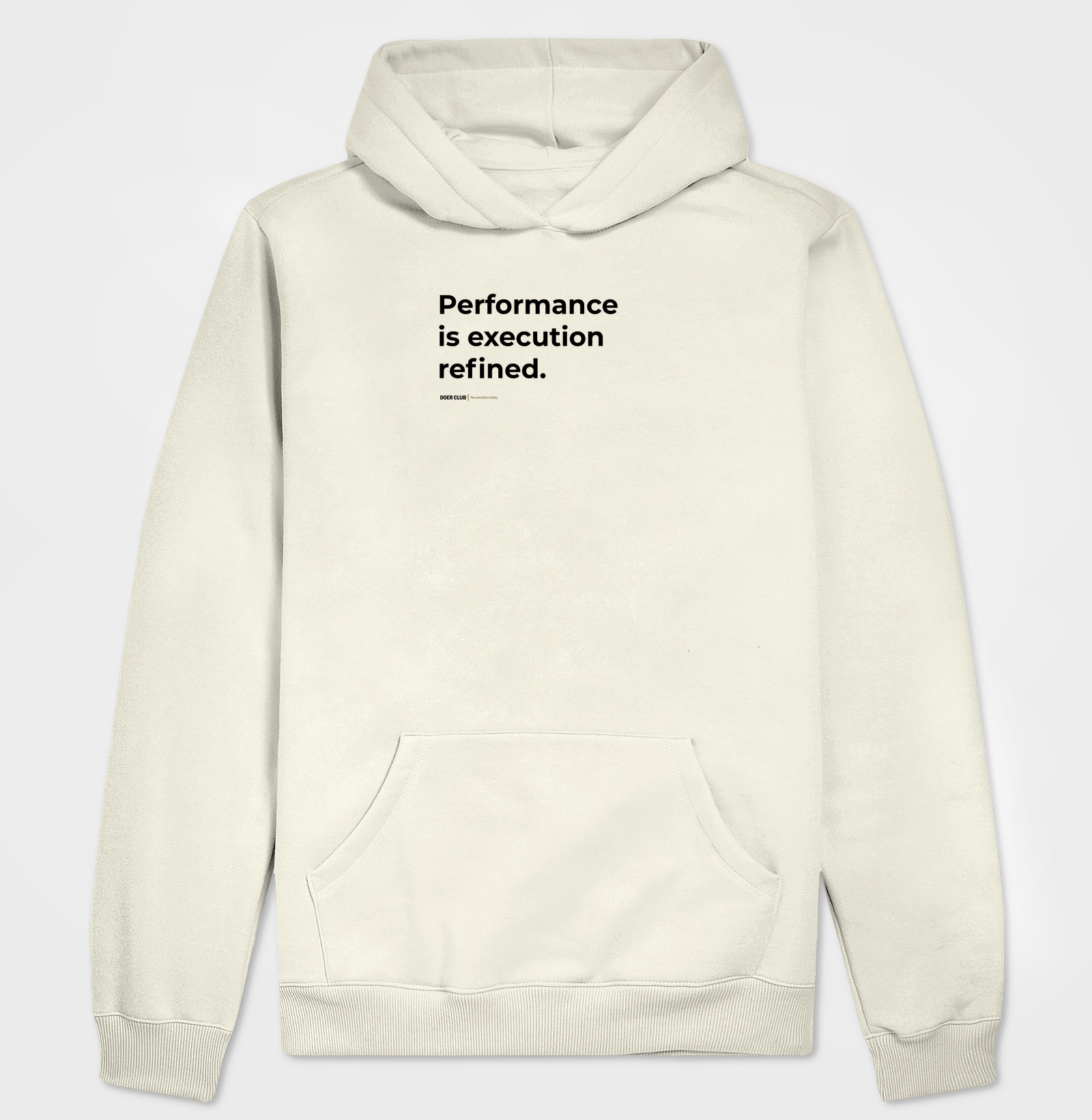 Performance is execution refined.