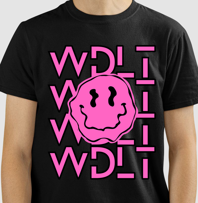 Camiseta WDLT Smile - Pink