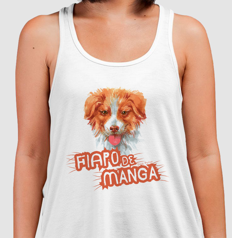 Camiseta Regata Dog Pulse - Fiapo de Manga Brown