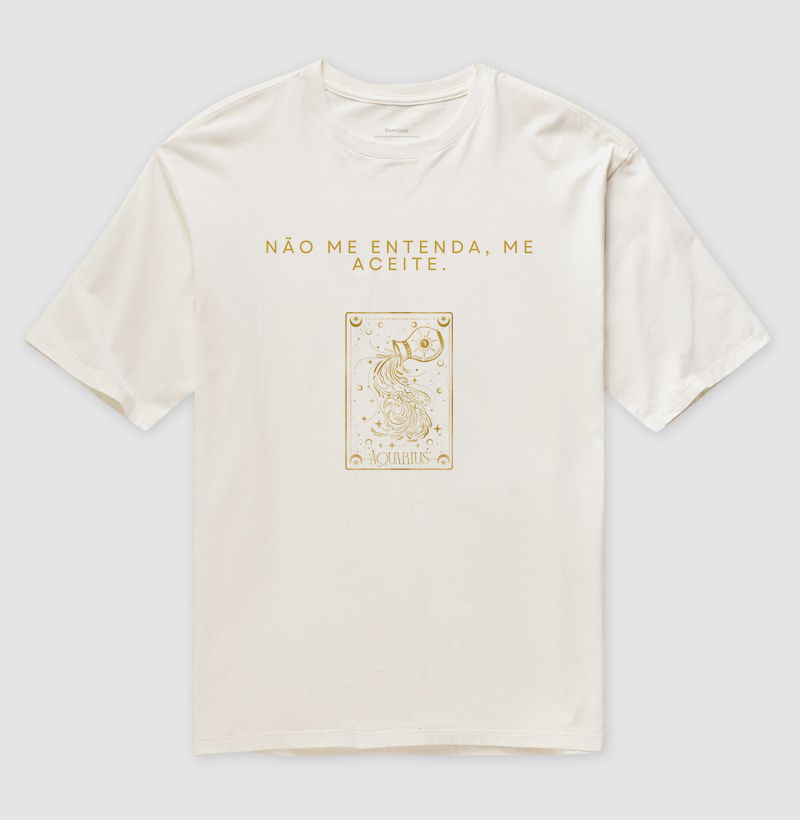 Camiseta Oversized Aquarius Card