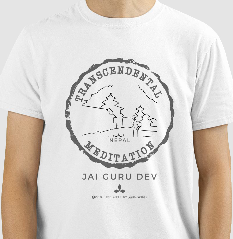 Camiseta Adulto Branca Travel to Nepal by Miguel Cavendish