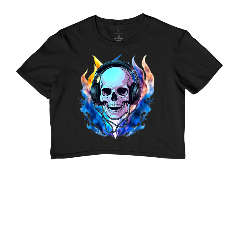Blue skull
