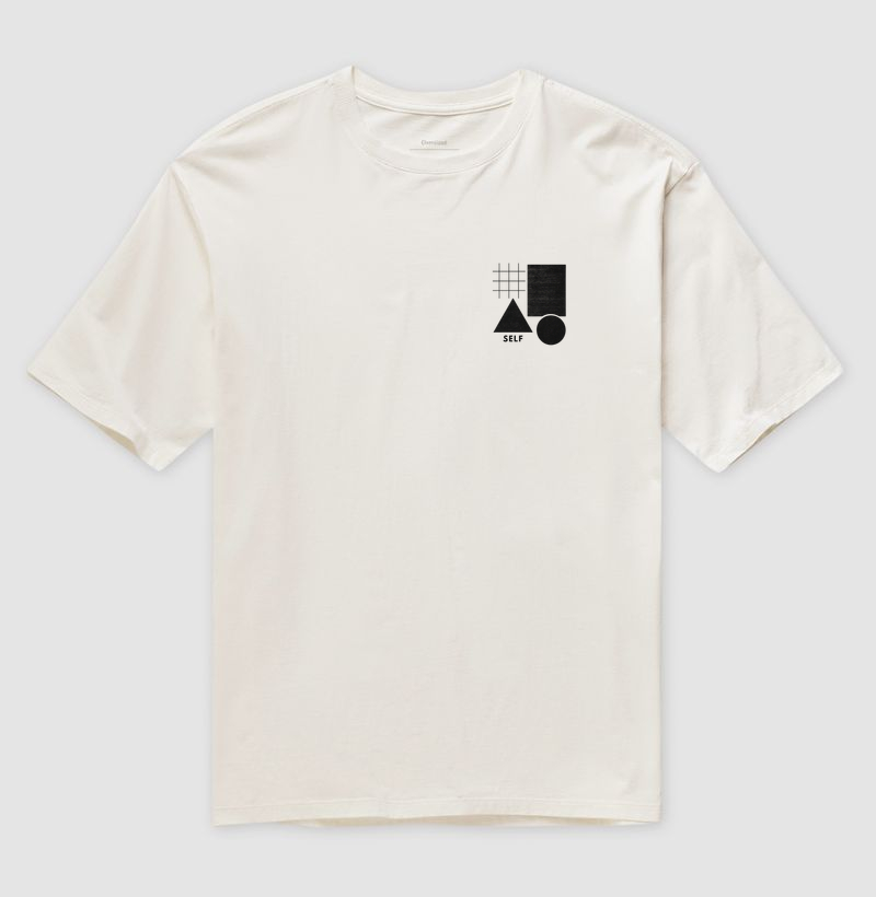 GEO BLACK - Camiseta Oversized