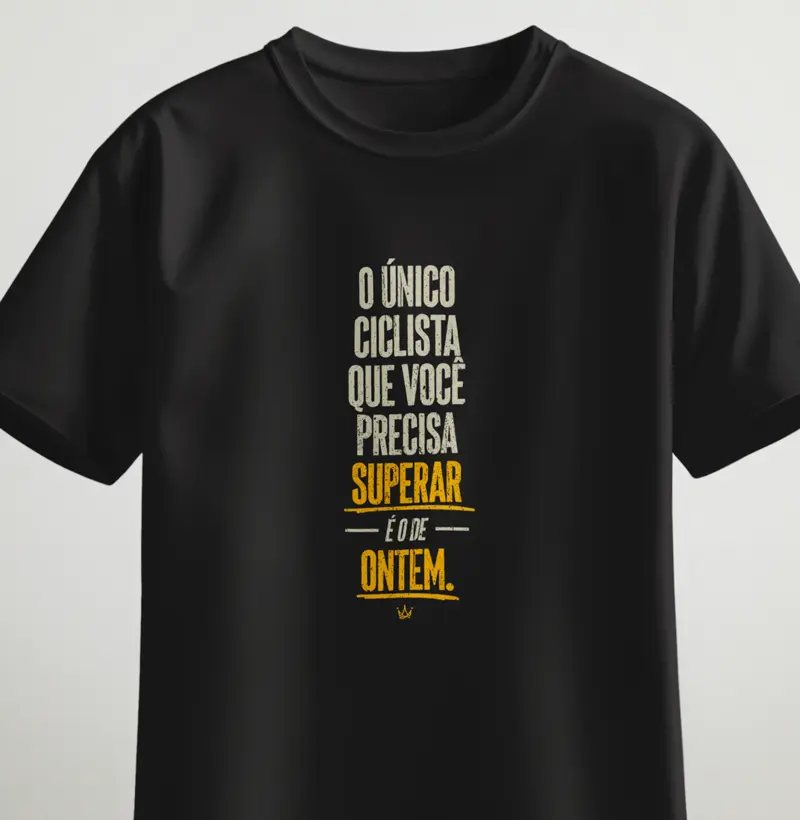 O único ciclista que você precisa superar é o de ontem