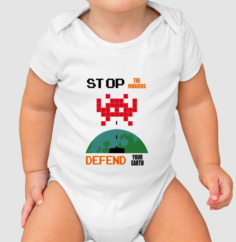 STOP THE INVADERS – Think Tee