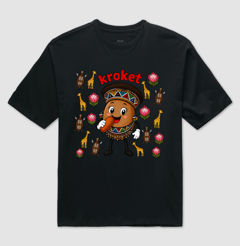Egg Kroket - África do Sul - Camiseta Oversized