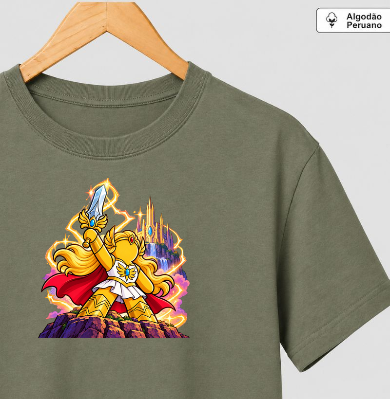 She-Meeple - Camiseta Algodão Peruano