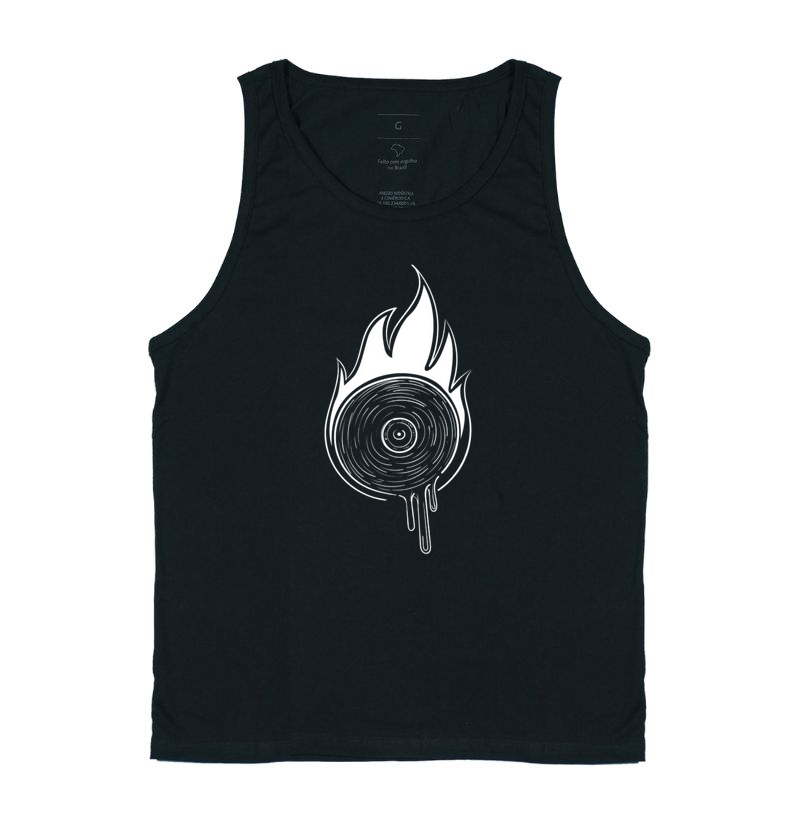 Disco pegando fogo à mão