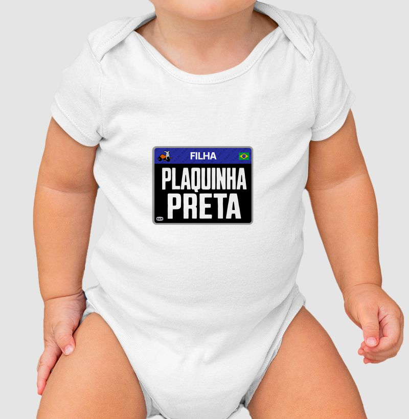 Filha Plaquinha Preta