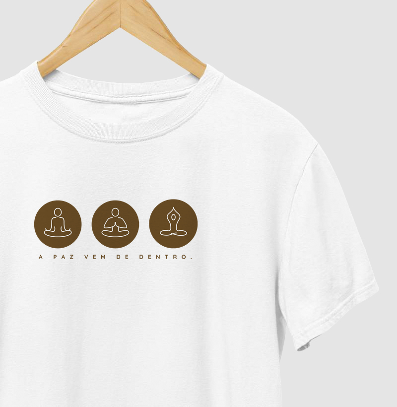 A paz vem de dentro.