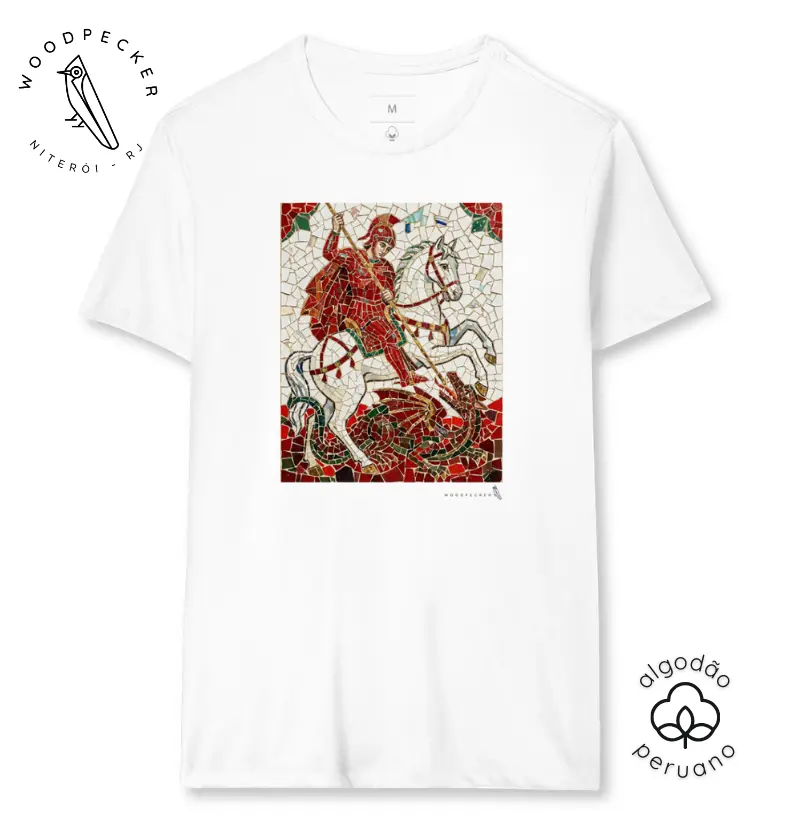 SÃO JORGE MOSAICO VERMELHO