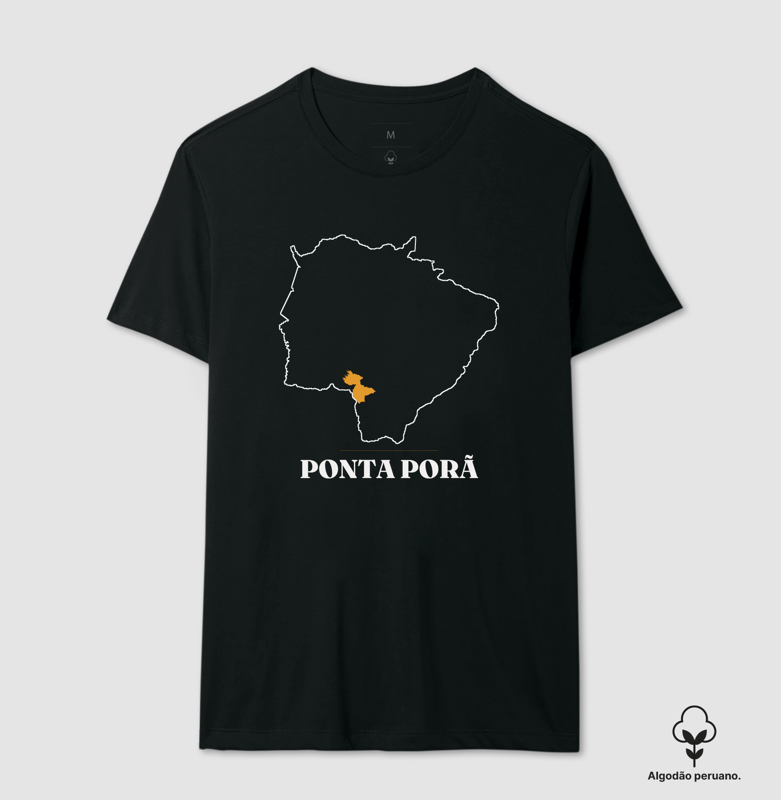 Ponta Porã | Traço MS - Camiseta Algodão Peruano