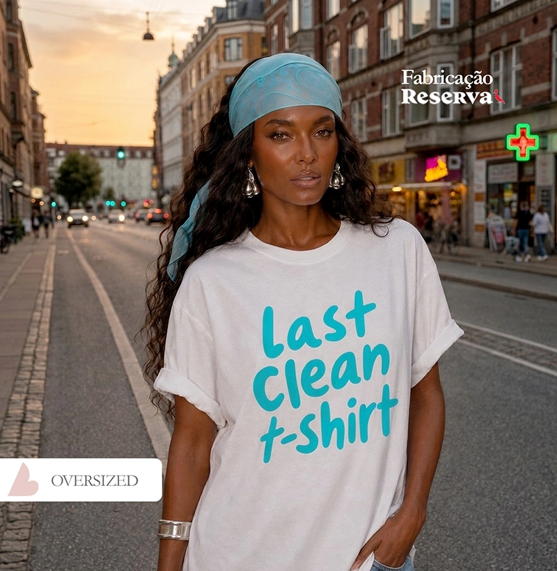 Last Clean T-Shirt AZUL