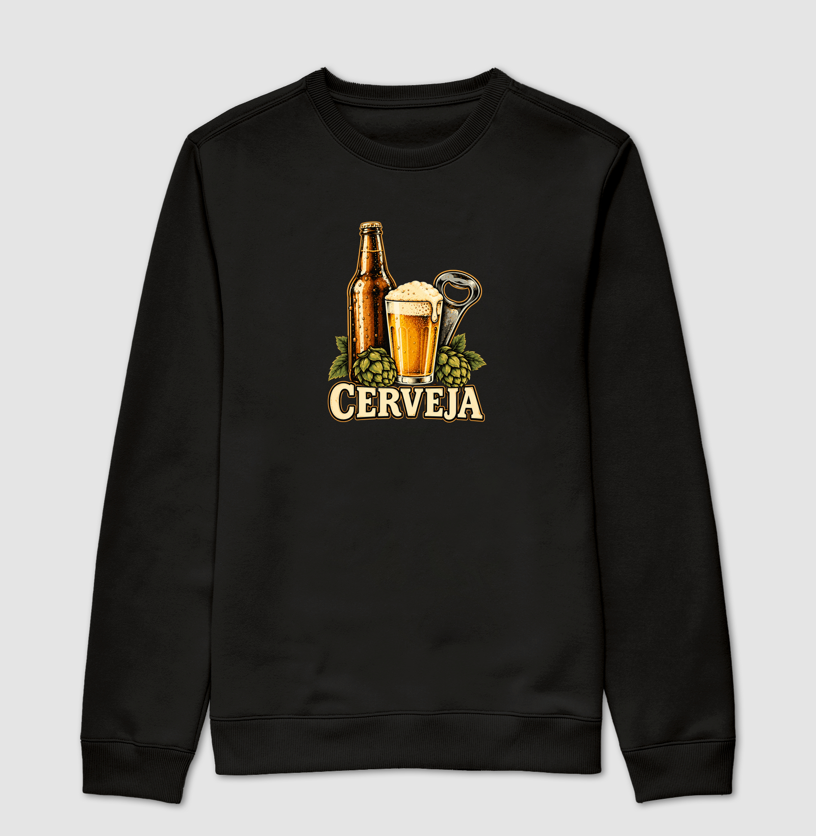 Cerveja Retrô - Suéter Moletom