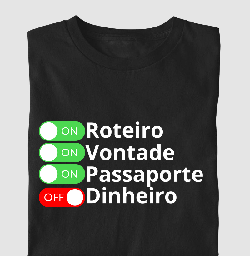 Tudo pronto pra viagem