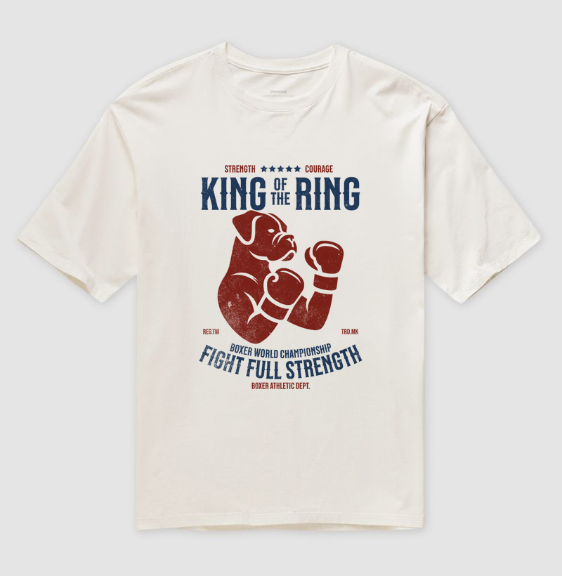 Camiseta Oversized Boxer Boxeador