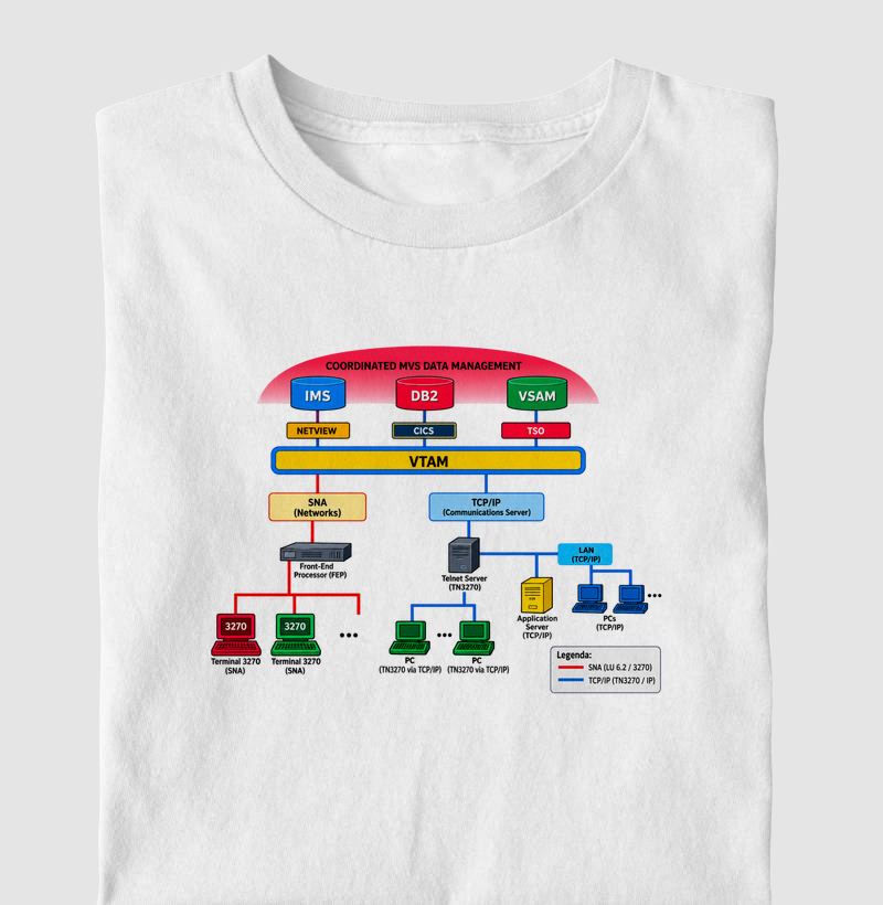 Arquitetura Mainframe IBM - Camiseta
