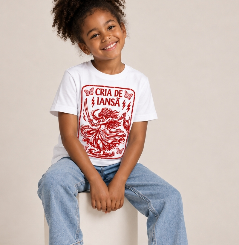 Cria de Iansã - Camiseta Infantil