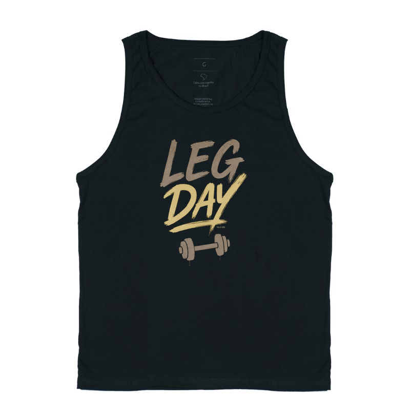 Leg Day - versão pincelada bege