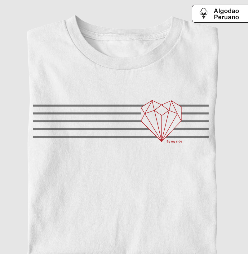 Coração Forte - Algodão Peruano