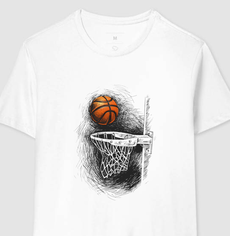 Camiseta Basquete Grafismo
