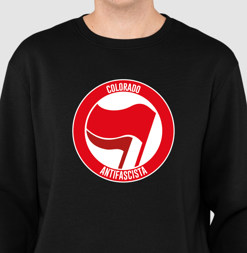 COLORADO ANTIFASCISTA - Suéter Moletom