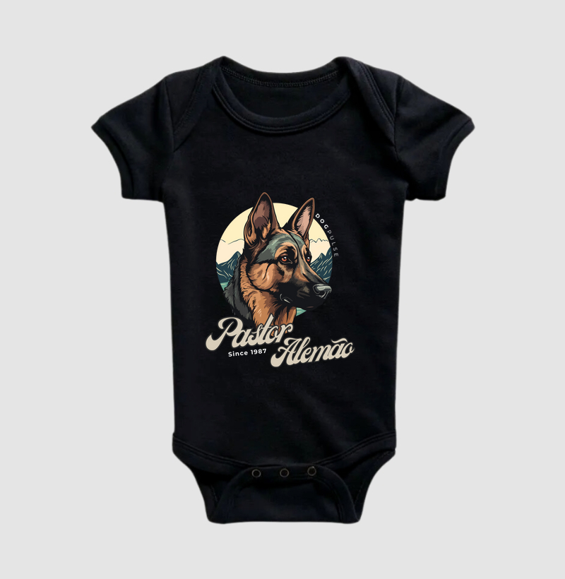 Body Infantil Pastor Alemão Busto Dog Pulse