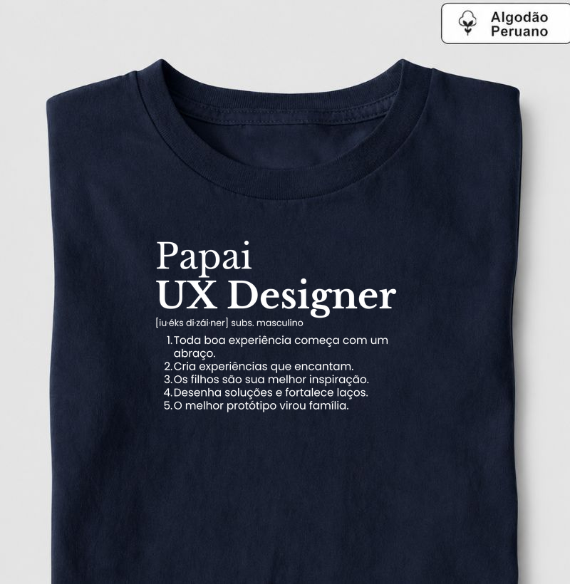 Papai UX Designer - definição (algodão peruano)