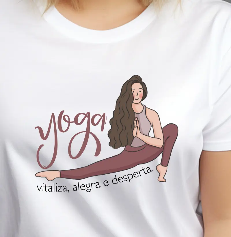Yoga vitaliza, alegra e desperta.