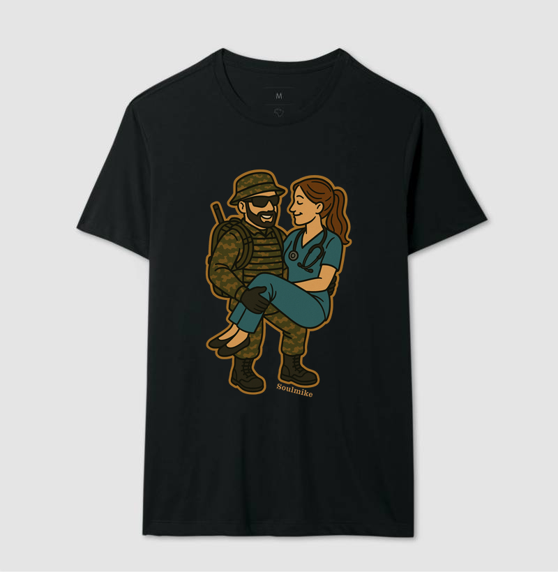 Casal militar e médica